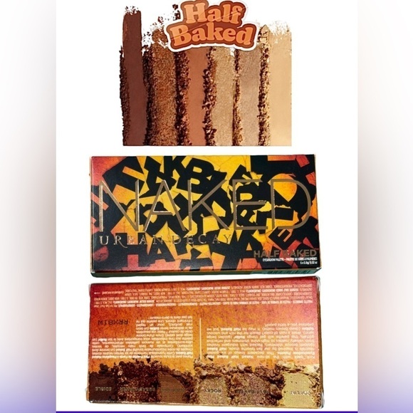 URBAN DECAY NAKED HALF BAKED MINI EYESHADOW PALETTE RICH PIGMENTED SIZE 0.12 OZ - Picture 7 of 7